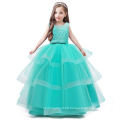 Summer Wholesale Guangzhou Pink Cute Sleeves Tulle Baby Party Design 1To12 Years Flower Girl Dress